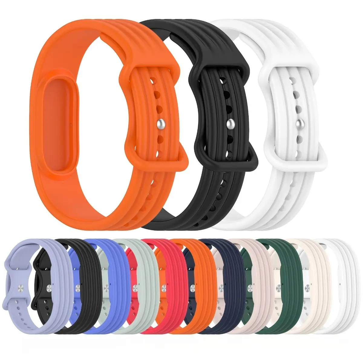 One-Piece Integrated Silicone Wrist Band for Google Fitbit Air, Same Style Replacement Strap, Soft Comfortable Fitness Tracker Bracelet Accessory