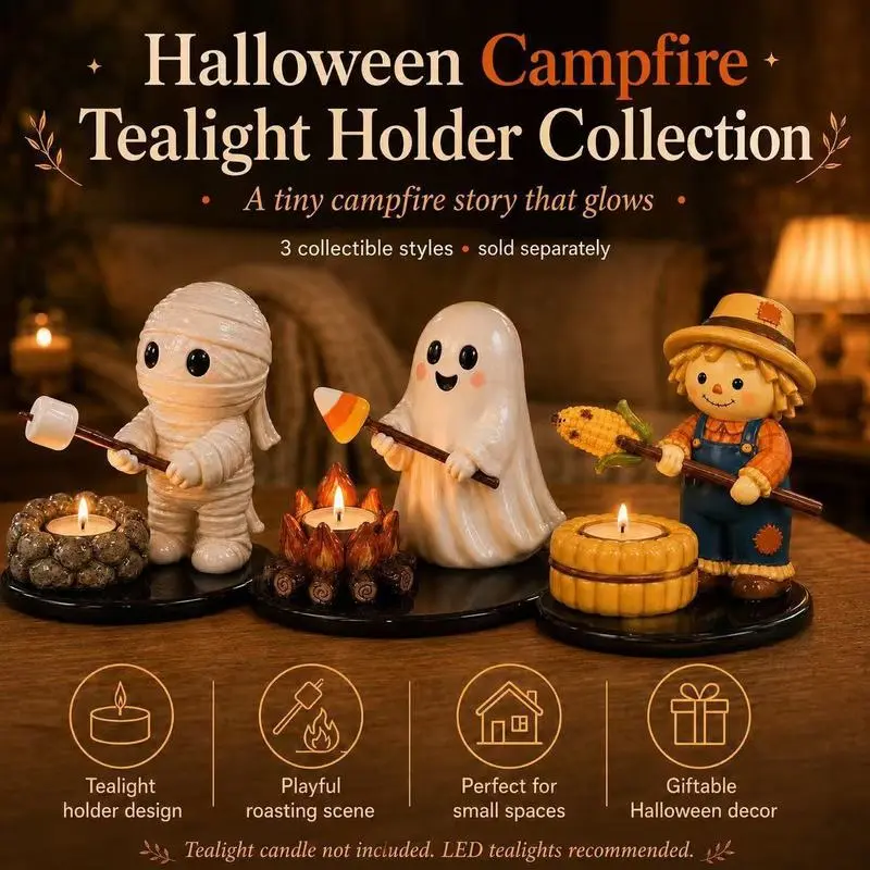 Halloween Campfire Tealight Holder