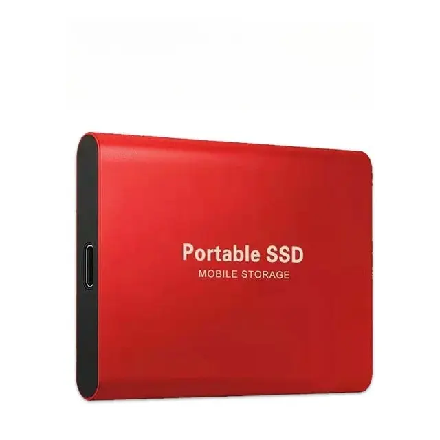 Large Capacity External Hard Drive Quiet Operation Mobile Storage SSD USB3.2 Type-C High Speed Solid Stae Disk For PC MAC