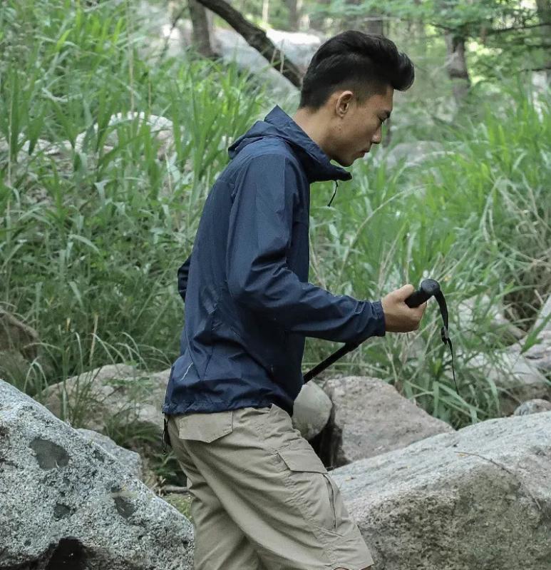 Kyn Apparel Men's Breathable Sun Protection Clothing, Tactical Windbreaker, Sports Coat, Tactical Hoodie, Outdoor, Summer