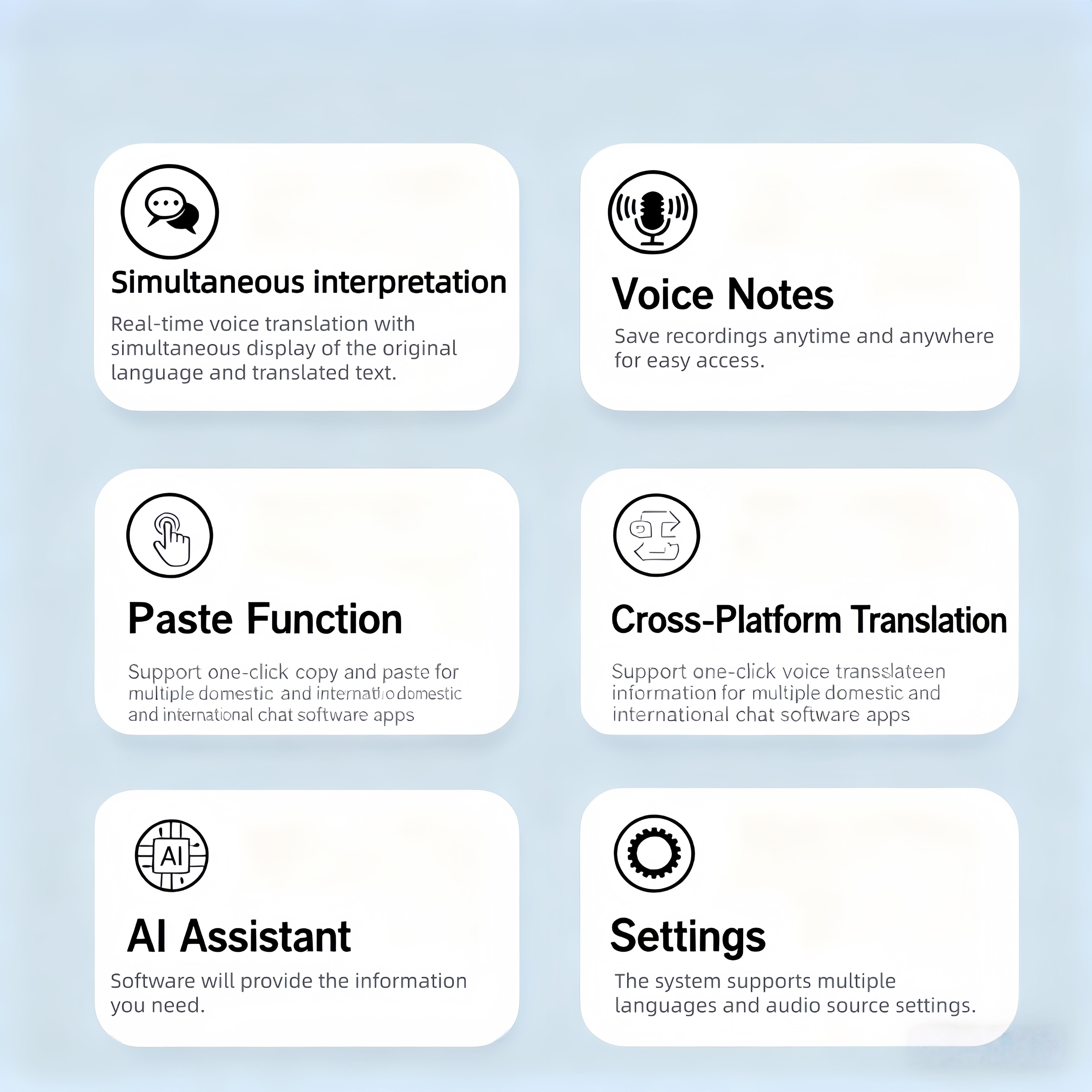 2025 AI Language Translator Device | Real-Time Voice Translation for Travel/Business/Learning | Compatible with iOS/Android/Google OS real-time voice translator versatile translation quick check