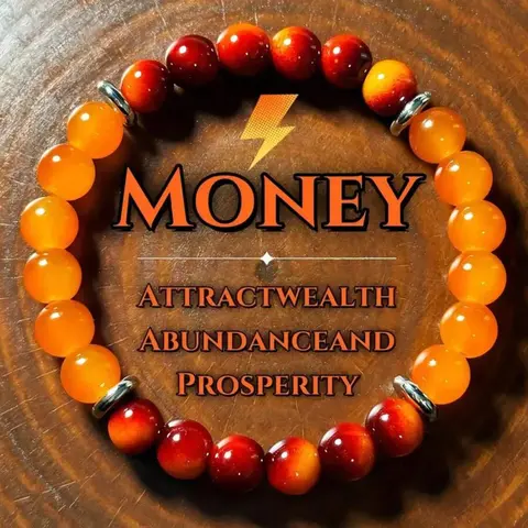 Natural Stone Wealth Elastic Beaded Adjustable Bracelet, Fashionable Versatile Money Magnet Wristband, Perfect for Daily Wear, Gift, Unisex, Adjustable Beaded Design, Beaded Bracelets