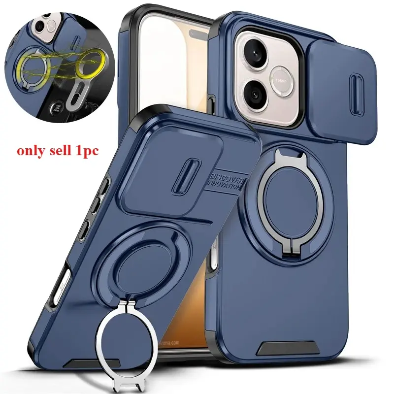 Honor 600 Lite Phone Case, Armor Protection Magnetic Stand Back Cover, Anti-Drop Camera Shell for Honor 600 600 Lite Pro