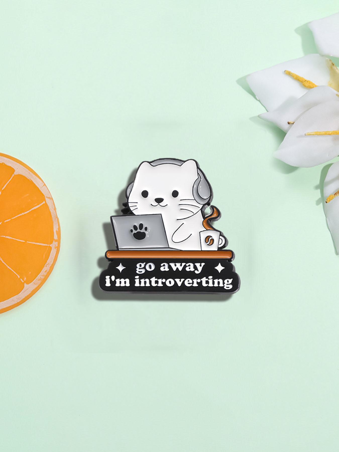 Cute Cat Design Brooch, 2024 New Style Alloy Badge for Daily Clothing Decor, Clothes Accessories for Women & Men,  Enamel Pin Suitable for Backpacks, Jeans, Scarves, Hats Decoration, Fashion Accessory