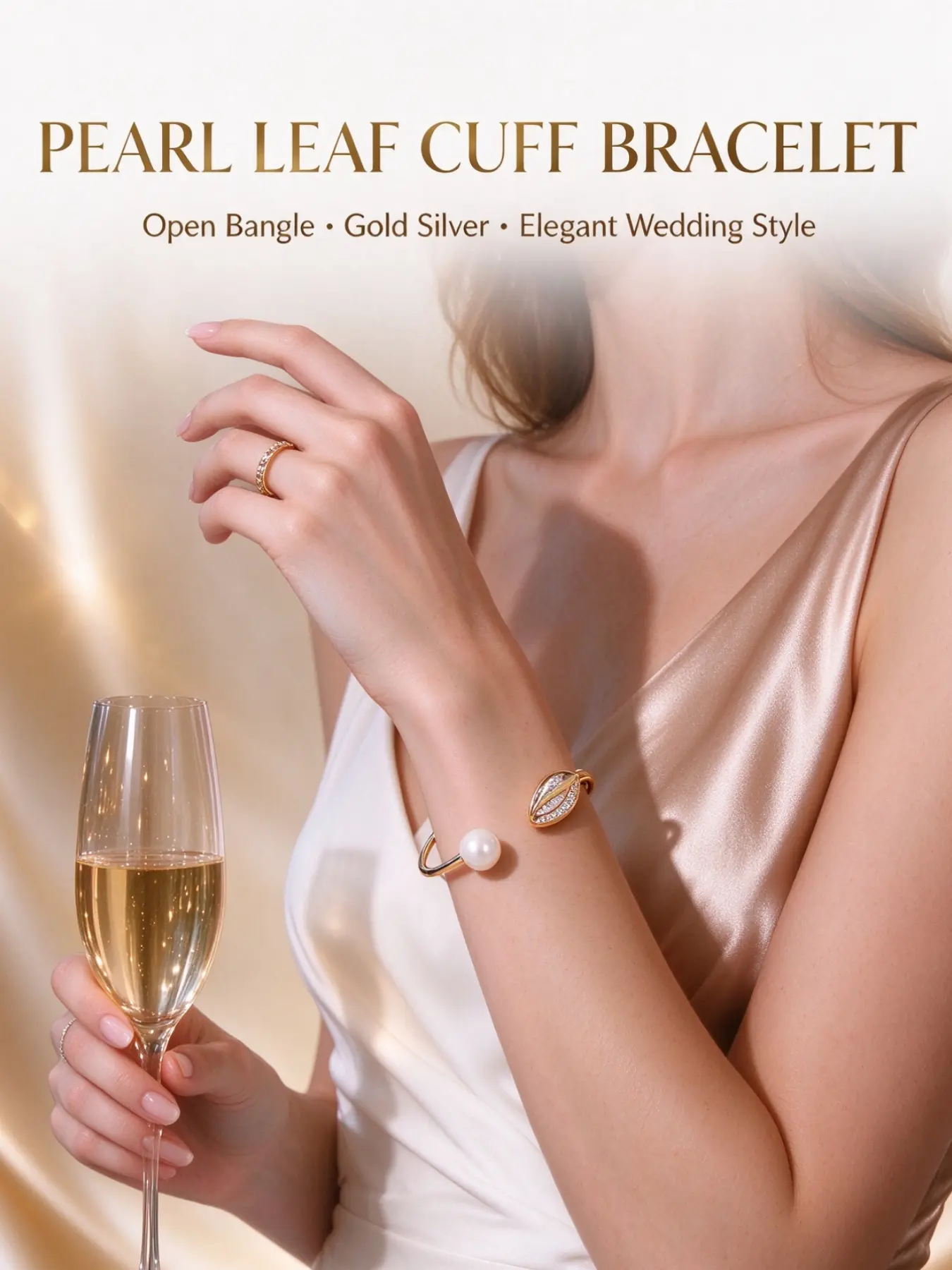 Cowrie Shell Pearl Open Cuff Bracelet Gold Silver Two Tone Adjustable Bangle Minimalist Summer Beach Statement Bracelet for Women Jewelry Gift