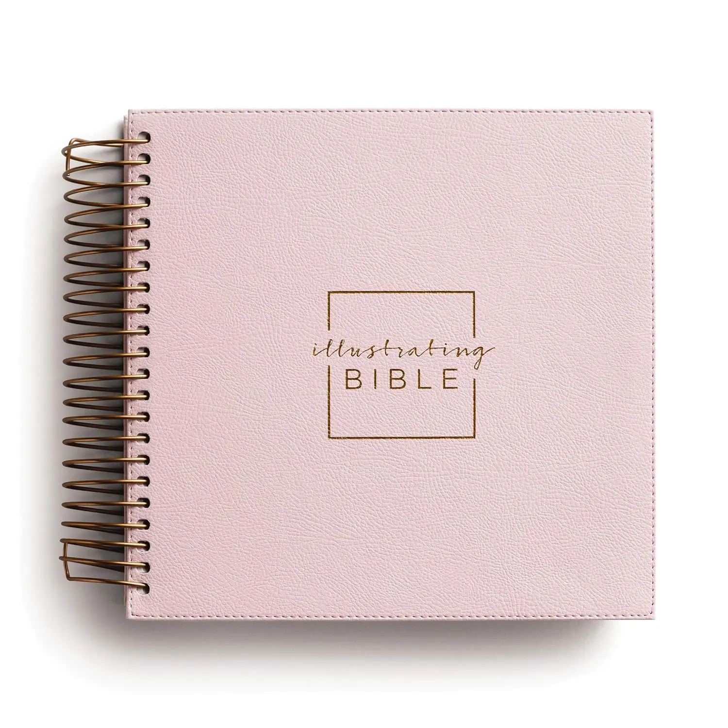 The New International Version Bible, Spiral-Bound Illustrated Edition, Softcover Spiral Binding, Pink: Delve into Scripture through drawing, writing, and contemplation, featuring space for journaling and sketching, Paper, Notebooks