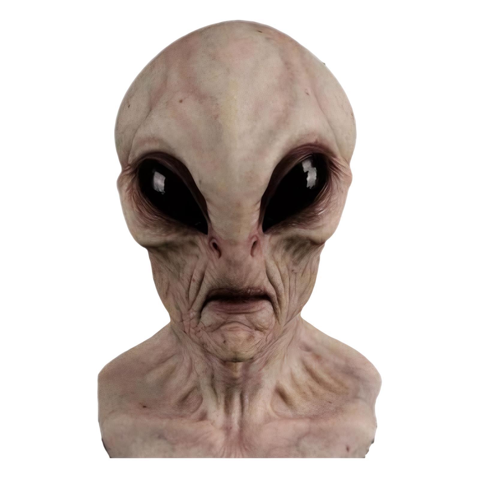 Horrible Alien Mask Horror Alien Supersoft Mask Creepy Halloween Party Decoration Scary Funny Cosplay Prop Masks