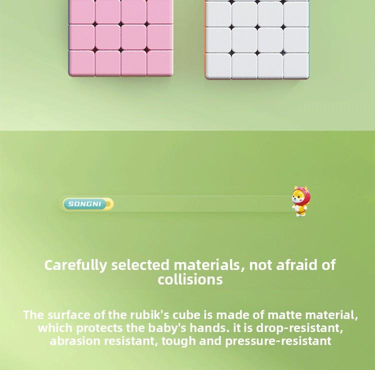 Macaron Rubik's Cube 2-3-4-5 Third Grade Competition Special Magnetic Children's Educational Toys Pyramid Decompression Variety