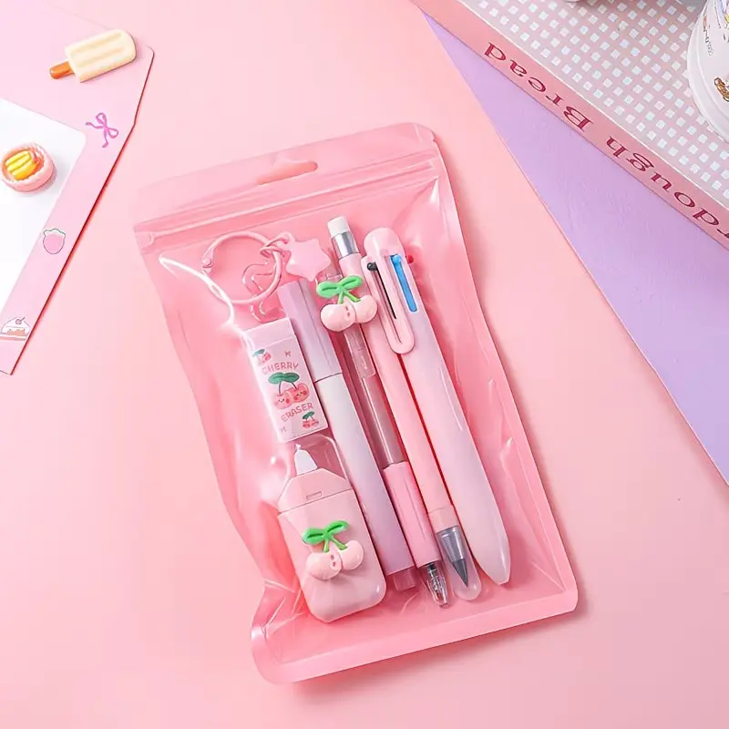 New 7-In-1 Stationery Set, Includes Highlighter, Eraser, Multi-Functional Office Desk Kit, Home Office Supplies, Work Essentials, School Office Supplies