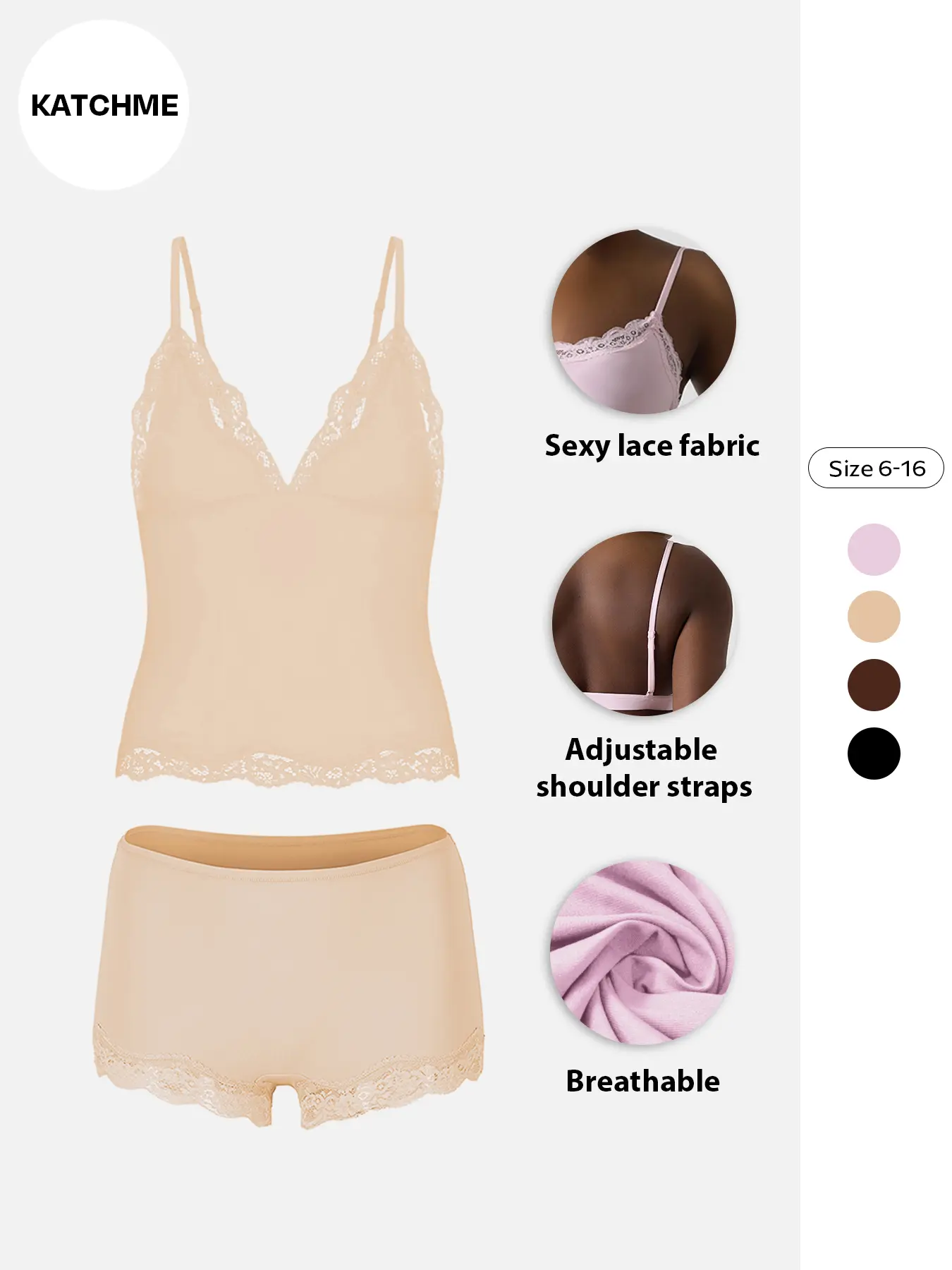Sexy Lace Deep V Wireless Bra Set, Fashionable Adjustable Spaghetti Strap Top, Comfortable Breathable Undergarment, Stylish Women's Lingerie Underwear, Casual, Underwear Sets