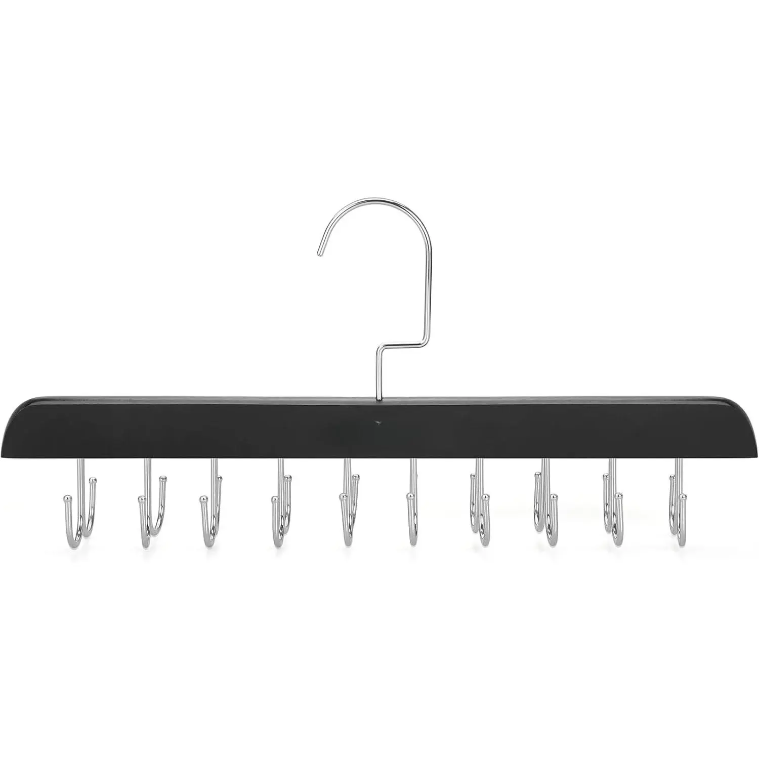 Modern Compact Synthetic Bra & Top Organiser with 20 Foldable Functional Hooks, 360° Rotating Hooks, Easy Installation, Durable Solid Build for Closet Storage of Belts
