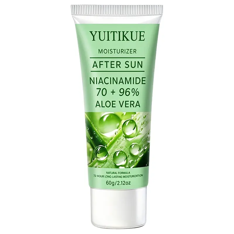 Post-Sun Body Lotion, Natural Formula, 72-Hour Long-Lasting Hydration, Deep Moisturizing Repair, Reduces Sunburn Marks, 60g
