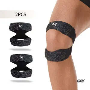 2PCS Adjustable Knee Brace Straps | Sport Fitness Gym Workout Patella Protector Support