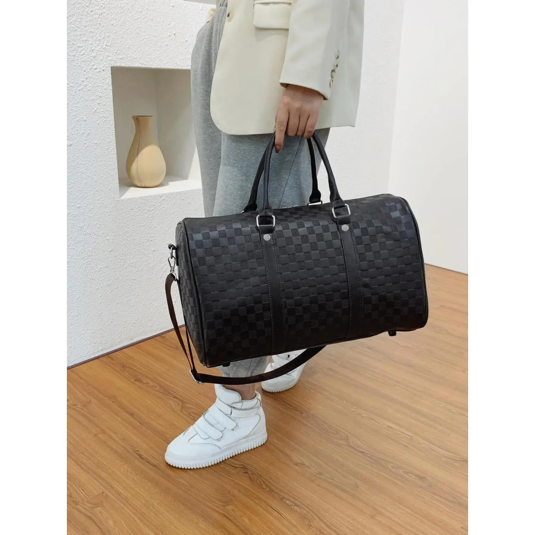 Travel Tote Bag, Simple Versatile Commuter New Multifunctional Handbag, Large Capacity Short Trip Business Travel Bag, Lightweight Student Duffel Bag