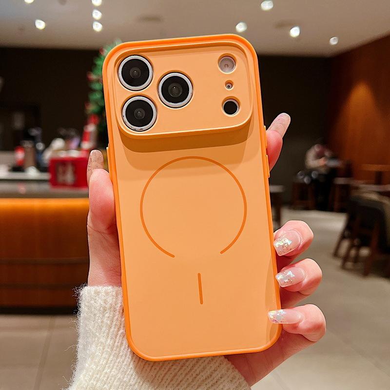 Premium Soft Touch iPhone Case with MagSafe & Camera Protector, Smooth Silicone Grip, Slim Shockproof Protection for iPhone 17 16 15 14 13 12 Pro Max Plus Air 16E 17E