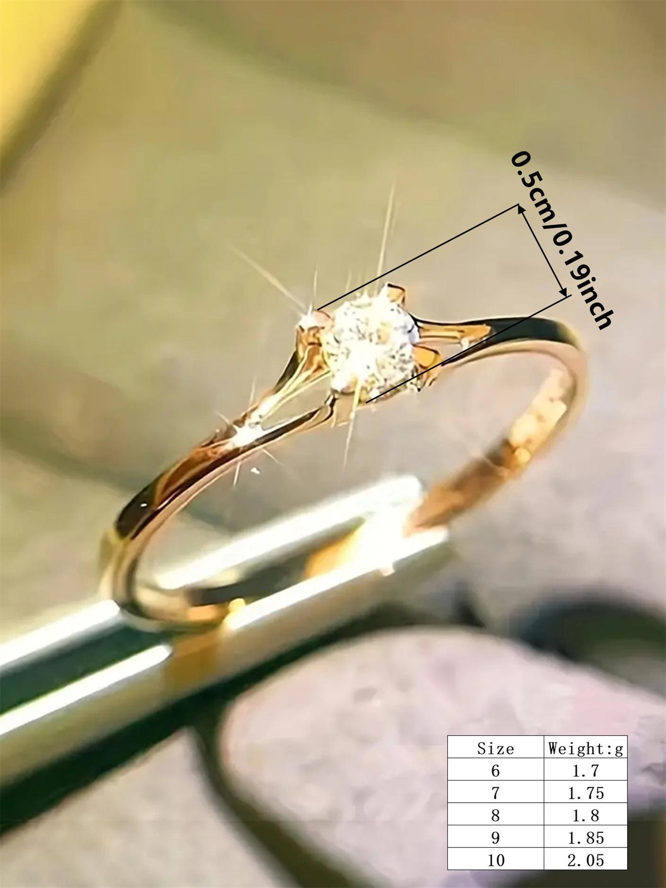 925 Sterling Silver Fashion Artificial Zircon Decorated Ring, Elegant Engagement Ring, Fashion Jewelry for Party, Daily Clothing Decor, Trendy All-match & Exquisite Jewelry for Birthday Gift