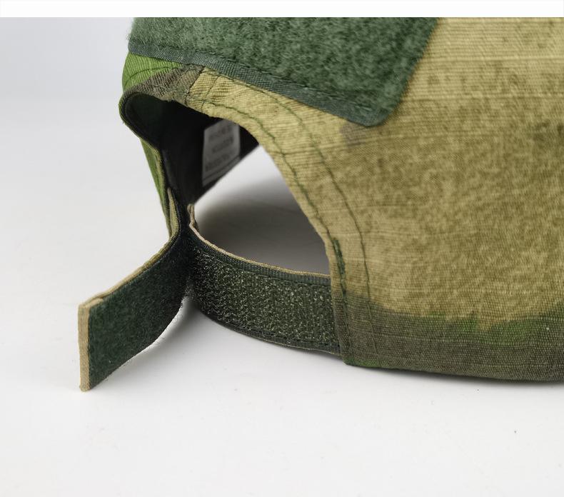 Oversized Tactical Camo Baseball Cap for Big Heads, Breathable Adjustable Dad Hat with Velcro Patch for Outdoor, Fishing, Hiking