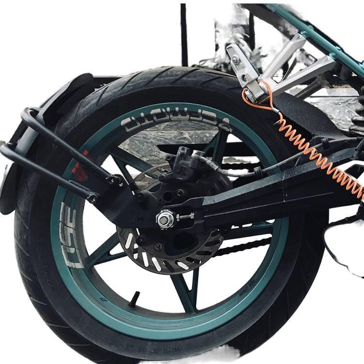 Motorcycle fender modification universal accessory, single-side rear wheel reflective fender, mudguard for electric vehicles