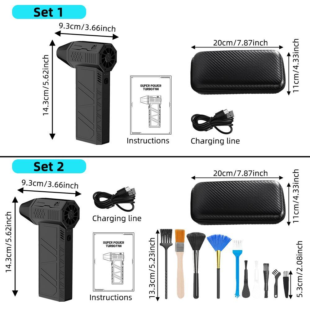 High Power Compressed Air Duster, 130000 RPM Electric Air Blower with Light, Durable Rechargeable 3 Gear Adjustable Cordless Jet Dry Blower for Car Home Keyboard Deep Cleaning, Car Electrical Appliances