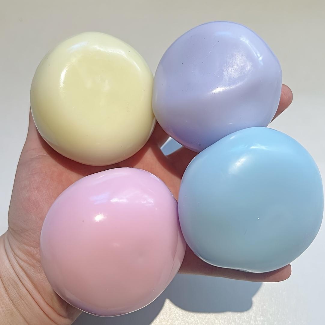 4PC Cute Mochi Squishy Toy Set, Soft Slow Rising Stress Relief Fidget Balls, Portable Sensory Squeeze Toys for Kids & Adults, Travel-Friendly Anti-Stress Toys for Camping, Outdoor Fun, Party Favors, Birthday Gifts, Easter, Christmas & Daily Relaxation Use