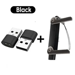 Multifunctional 240w Type-C Adapter, Phone Holder, USB-A OTG Interface, Fast Charging, Adjustable Stand, Ideal for Streaming & Gaming