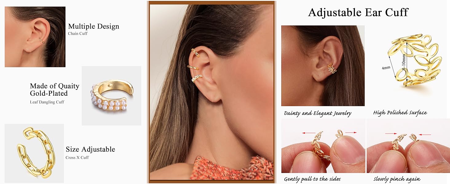 BESTEEL 66 Pcs Ear Cuff Earrings for Women Non Piercing, Hypoallergenic Fake Earringspearl, Silver Clip on Cartilage Earrings for Sensitive Ears, Gold Ear Wrap for Helix Cartilage magnetic earrings BESTEEL 66 Pcs Ear Cuff Earrings for Women Non Piercing, Hypoallergenic Fake Earringspearl, Silver Clip on Cartilage Earrings for Sensitive Ears, Gold Ear Wrap for Helix Cartilage magnetic earrings
