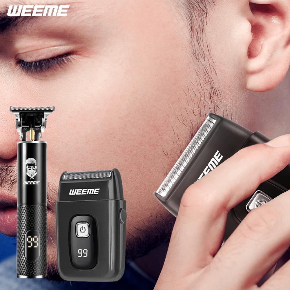 WEEME USB Rechargeable Hair Trimmer Kit, 1 Set Electric Hair Clipper with Accessories, Professional Beauty & Personal Care Product, Cordless Barber Trimmer, Usb Fade Clipper