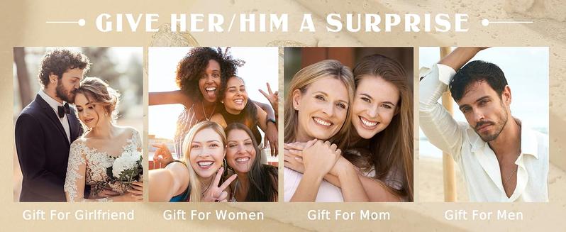 MILACOLATO 18K Plated Gold  Halo Stud Earrings 925 Sterling Silver Cubic Zirconia Stud Earrings Round Square Diamonique Stud Earrings Set for Women Men