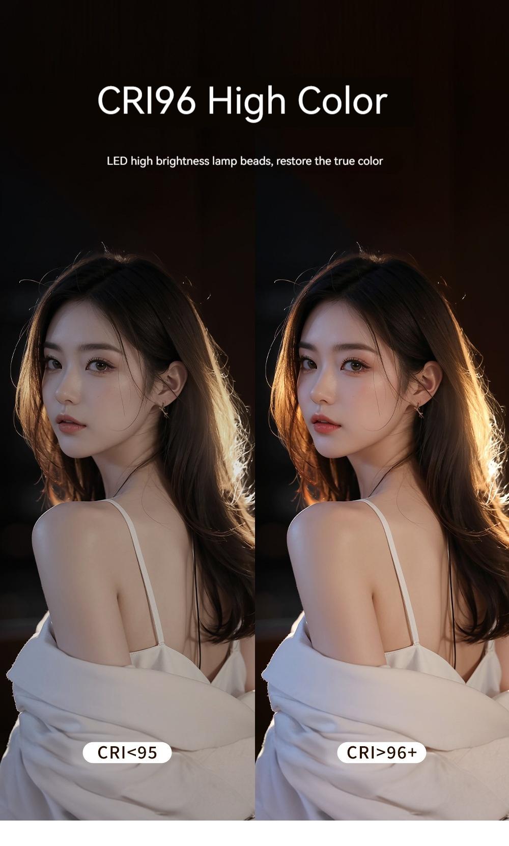 New Handheld LED Rechargeable Fill Light Portable Mobile Phone Live Broadcast Photography Desktop Selfie Light