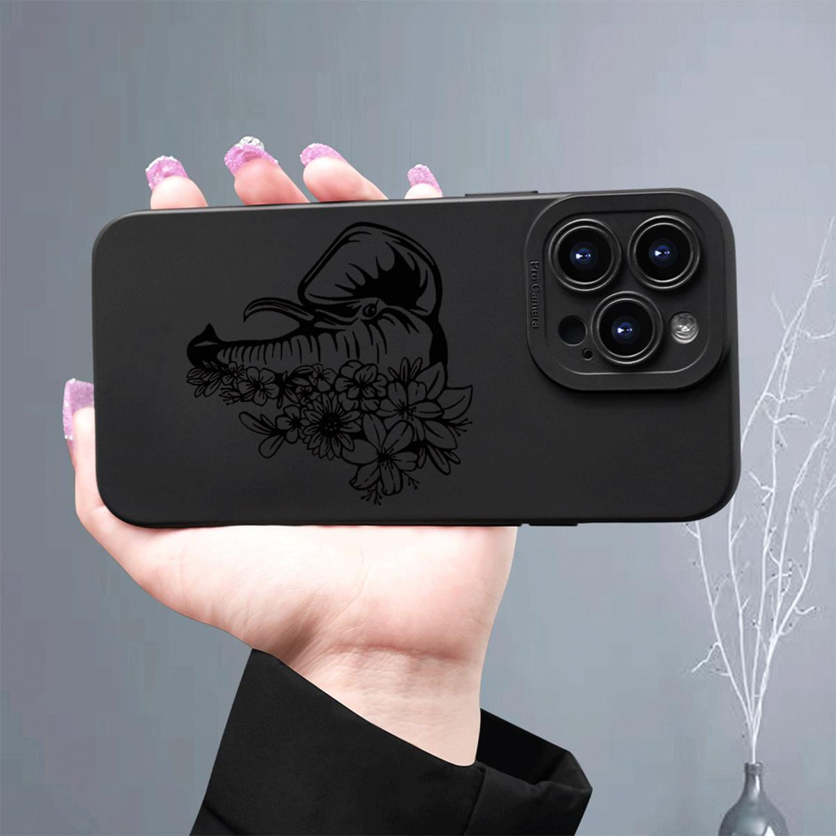 Elephant flower pattern printed phone case for iPhone 16 Pro Max Case 11 15 14 13 12 Pro Max Plus Case Shockproof Phone Cases Christian Gifts for Sister Women Men Protective Protection Cover Protector