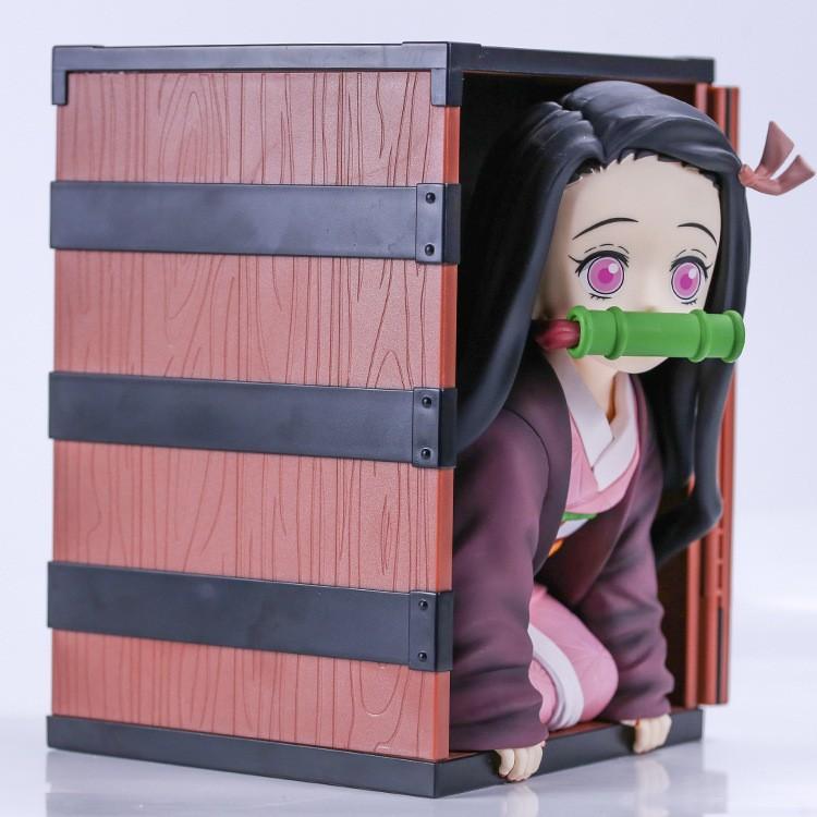 <Demon Slayer: Kimetsu no Yaiba> Nezuko Popcorn Bucket Practical Snack Container Can Hold Popcorn Candy Suitable for Outdoors and Movie Theaters