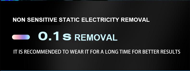 Hot Sales M12-SE Anti-static Silicone Bracelet Men Women Fashion Waterproof Adjustable Winter Human Body Static Eliminator