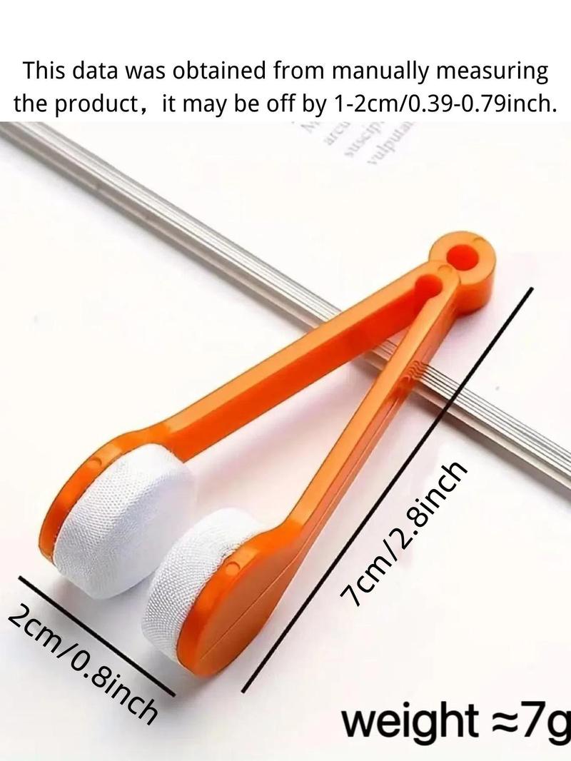 Portable Mini Glasses Cleaner for Sunglasses & Glasses, Multifunctional Soft Double-sided Glasses Cleaning Tool, Glasses Cleaning Accessories Set for Home & Travel