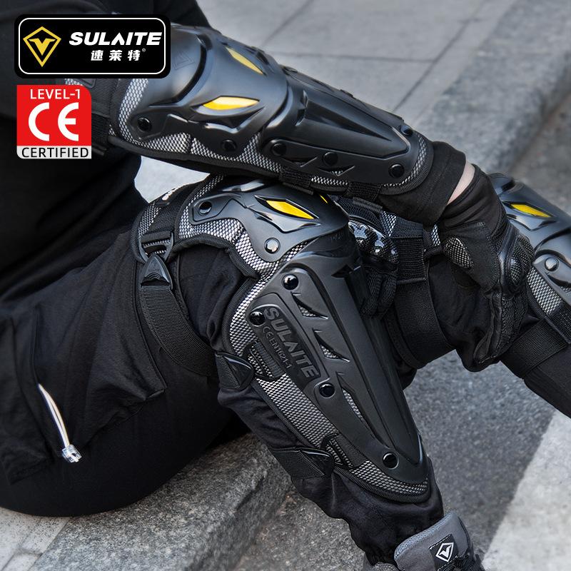 Motorcycle Protective Gear Cycling Outdoor Sports Equipment Motorcycle Travel Knee Pads Four Seasons Cycling Protection Kit mini shin guards Warm Compression basketball accessories