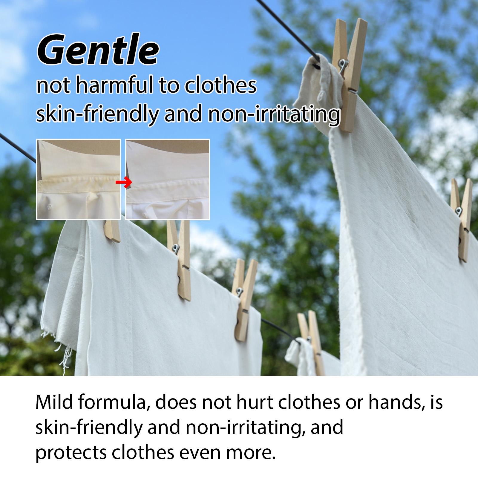 Jue Fish Active Enzyme Laundry Cleaner, Deep Cleansing Clothing Removes Stubborn Stains Gently And Does Not Irritate