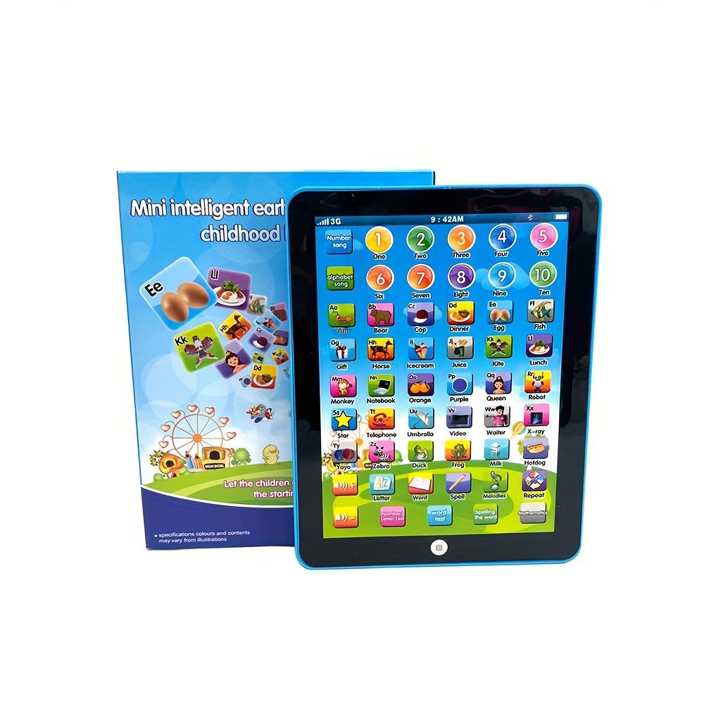 Blue Educational Tablet, Interactive Learning Toy for Ages 3+, Learning Entertainment Tablet, Perfect Gift for Halloween, Christmas & Thanksgiving
