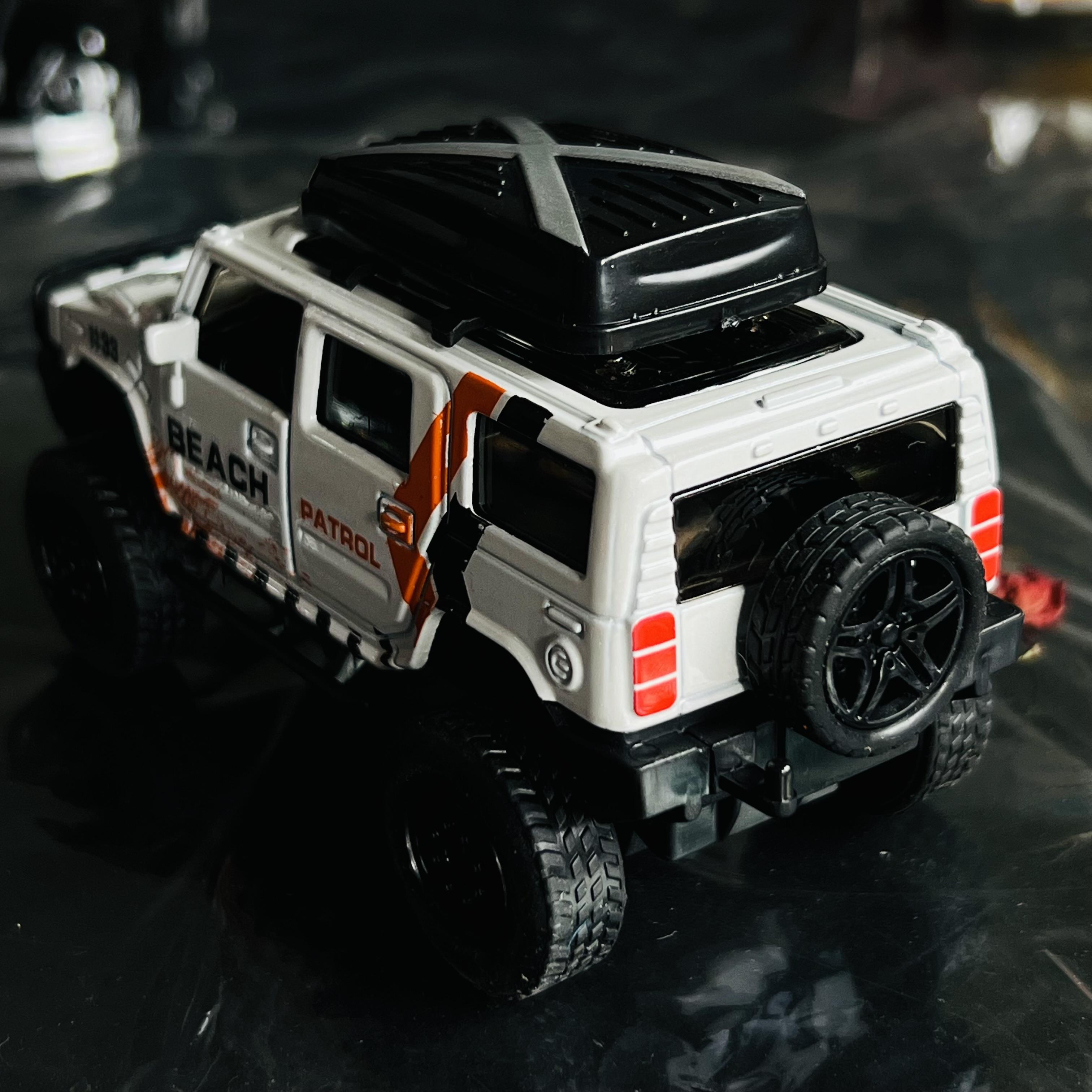 Super handsome gift off-road vehicle alloy car model children's toy door opening car model gift ornament