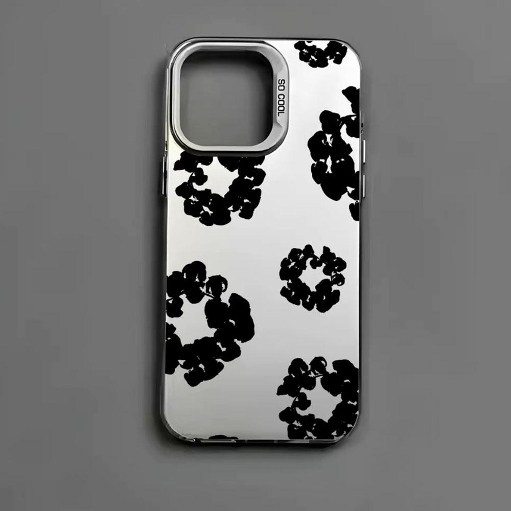 Luxury D-Denim T-Tears Phone Case for iPhone 17 Pro Max Air 16E 15 Plus 14 13 12 11 XR XS, Slim Anti-fall & Shockproof Matte Back Protective Cover