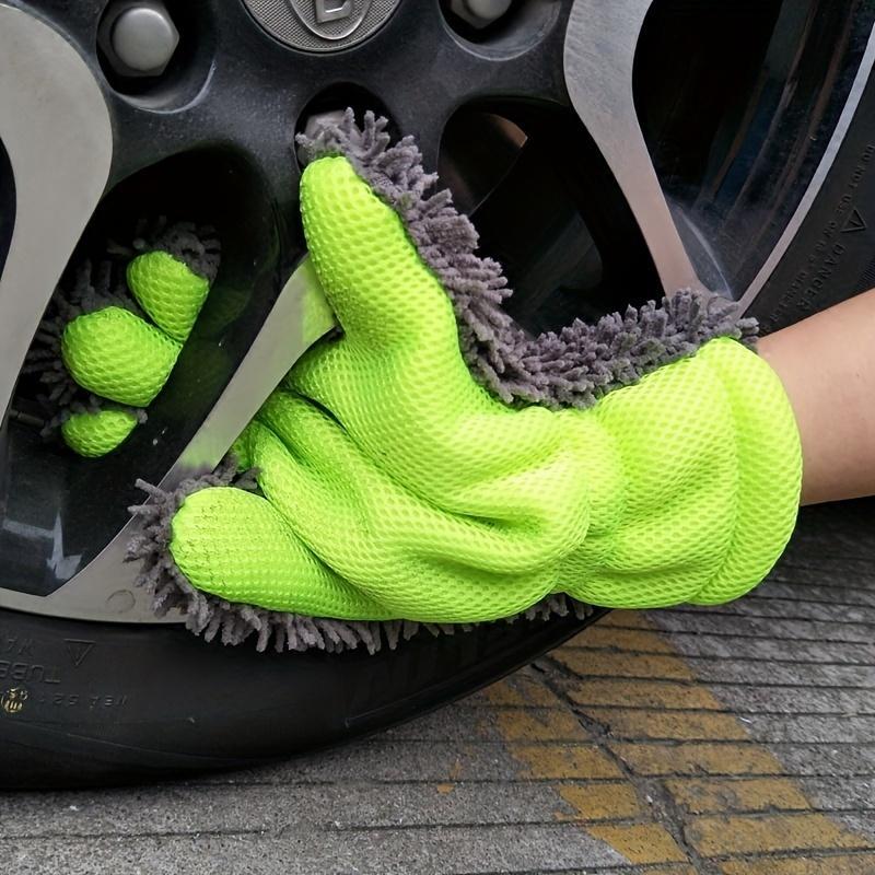 Double-sided Car Wheel Cleaning Glove, Car Wheel Cleaning Brush, Car Wheel Cleaning Tool, Car Wash Accessories for Washing & Maintenance