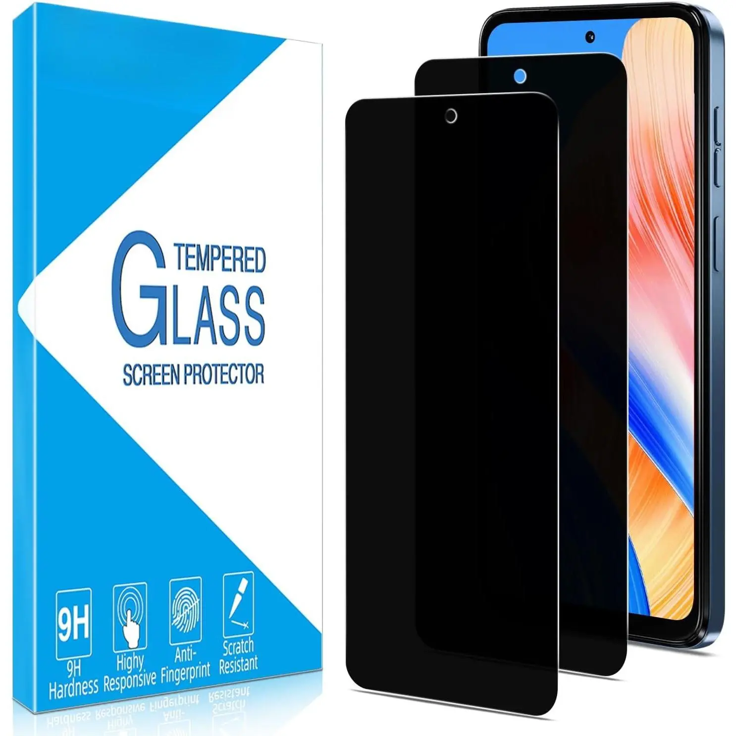 [2-Pack  Screen Protector Designed for   G Play 2024 Tempered Glass, No Bubbles, Anti Scratch, Easy to Install
