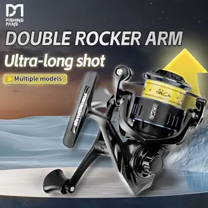 FISHINGFANS ORCA S3 Water Resistance Spinning Reel 25KG Max Drag Power 4+1BB 5.2:1 PESCA SPINNING Fishing Reel