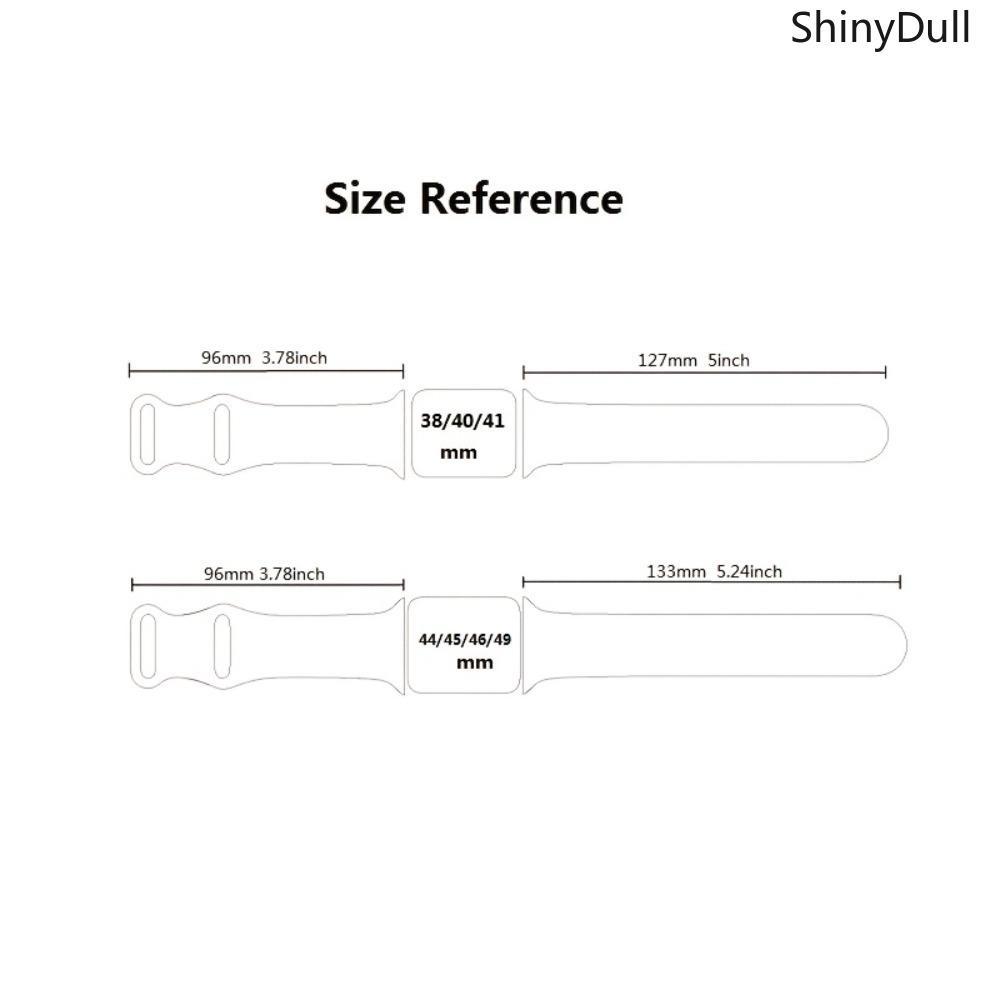 2-Pack Soft Silicone Sports Strap for Apple Watch – Durable, Breathable, Fits 38–49mm, Series 1–11, SE, Ultra / Ultra 2, Unisex