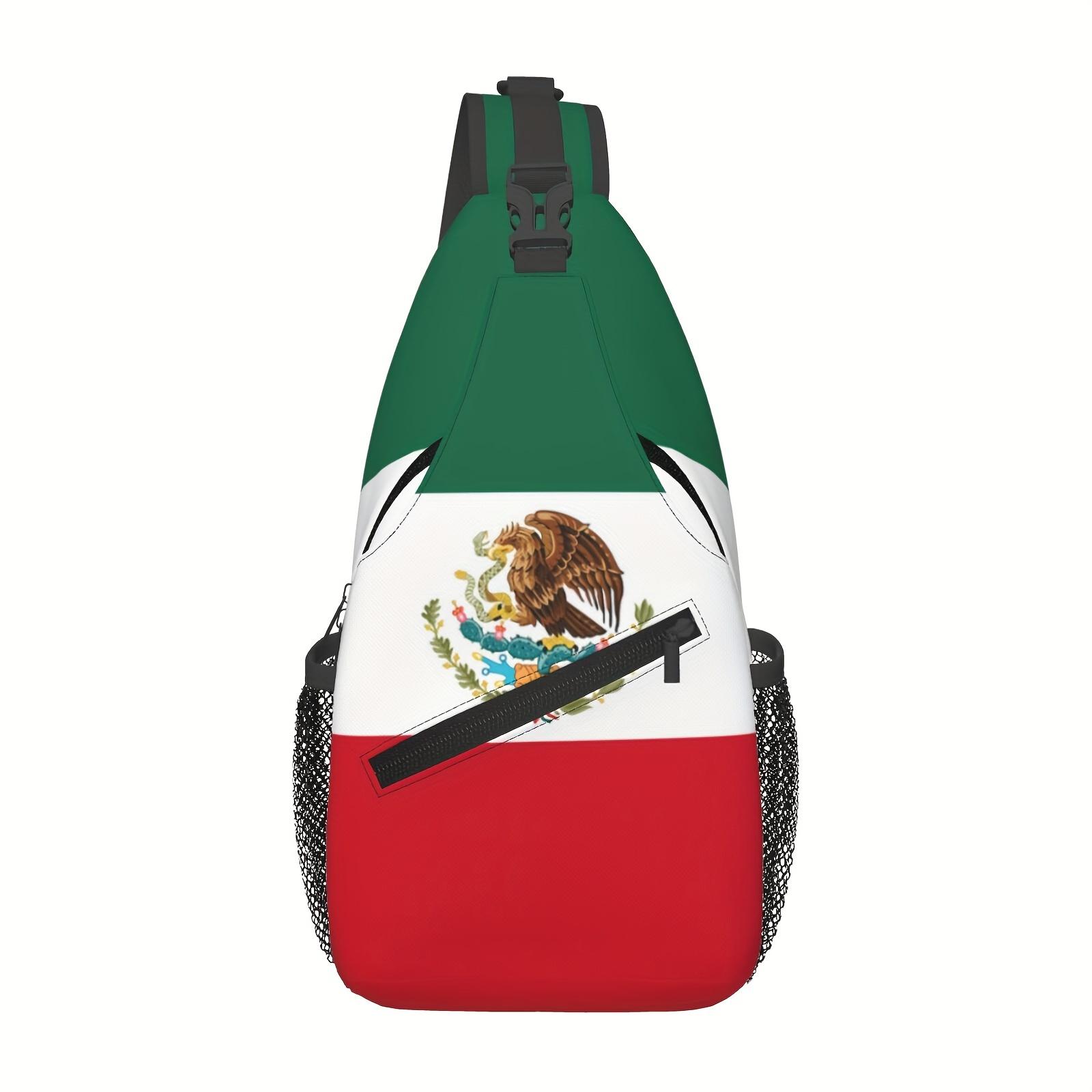 Crossbody Chest  Hiking  Mexican Flag Shoulder  Folding Large Capacity Fashion Durable Can Be Used for Shopping, Work, Leisure Travel Beach  Fishing  Travel Additions Must Have  for School Back Christmas Gifts bag backpack
