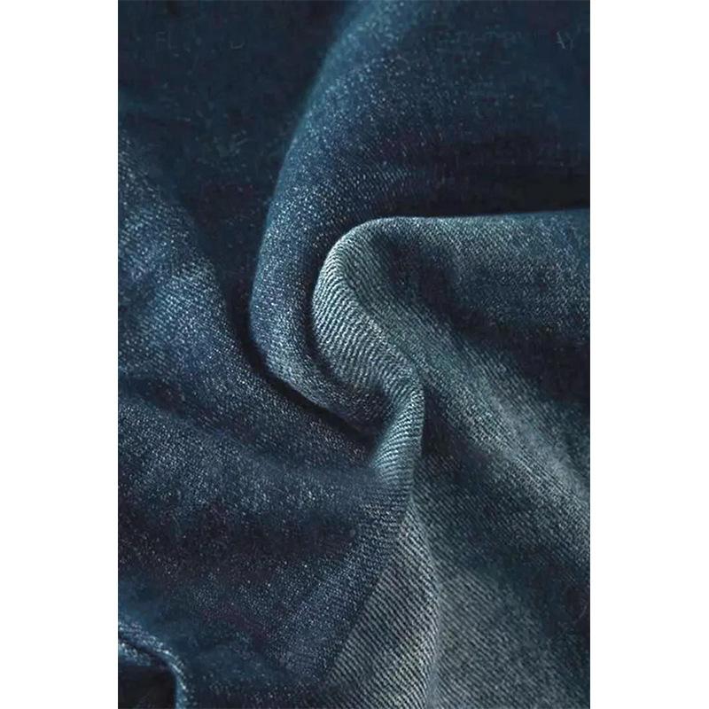 2025 Summer New Low Waist Vintage Ripped Button Jeans Purple Denim Tears Streetwear jean baggy jeans