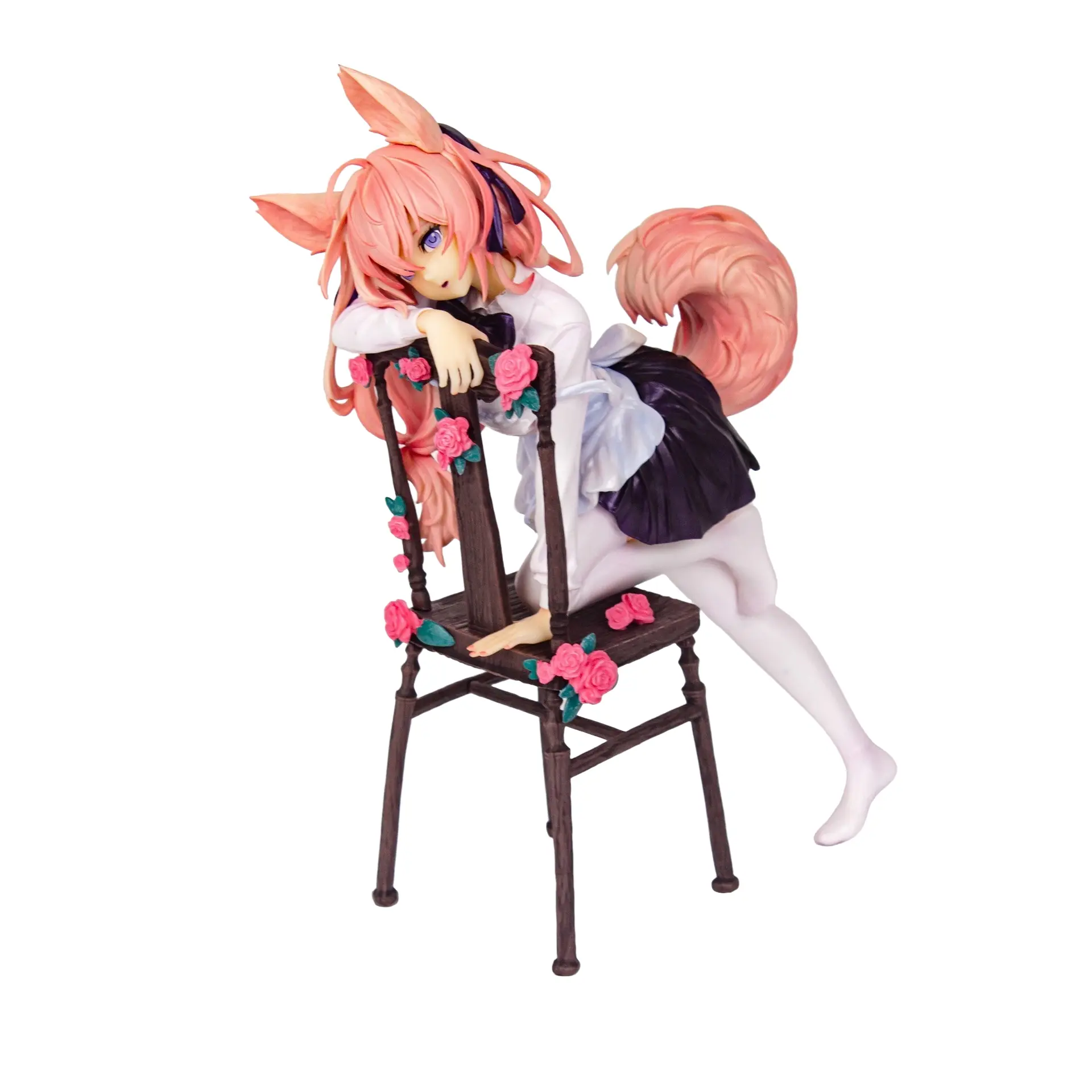 Elegant Boxed Bunny Figurine, Statues, Height 21cm/8.3inch, Anime Enthusiast Collectible, Perfect Gift for Fans, Unique Decorative Piece, Collectible Pvc Figure