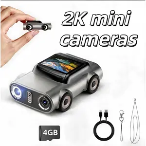 Mini Keychain Digital Camera, HD Video Recorder, 0.96 Inch Display, Flashlight, 21 Filters, Y2K Style, Free 4GB SD Card, Charging Cable Included