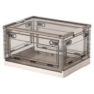 Household folding storage box, foldable clothing box, portable car storage box