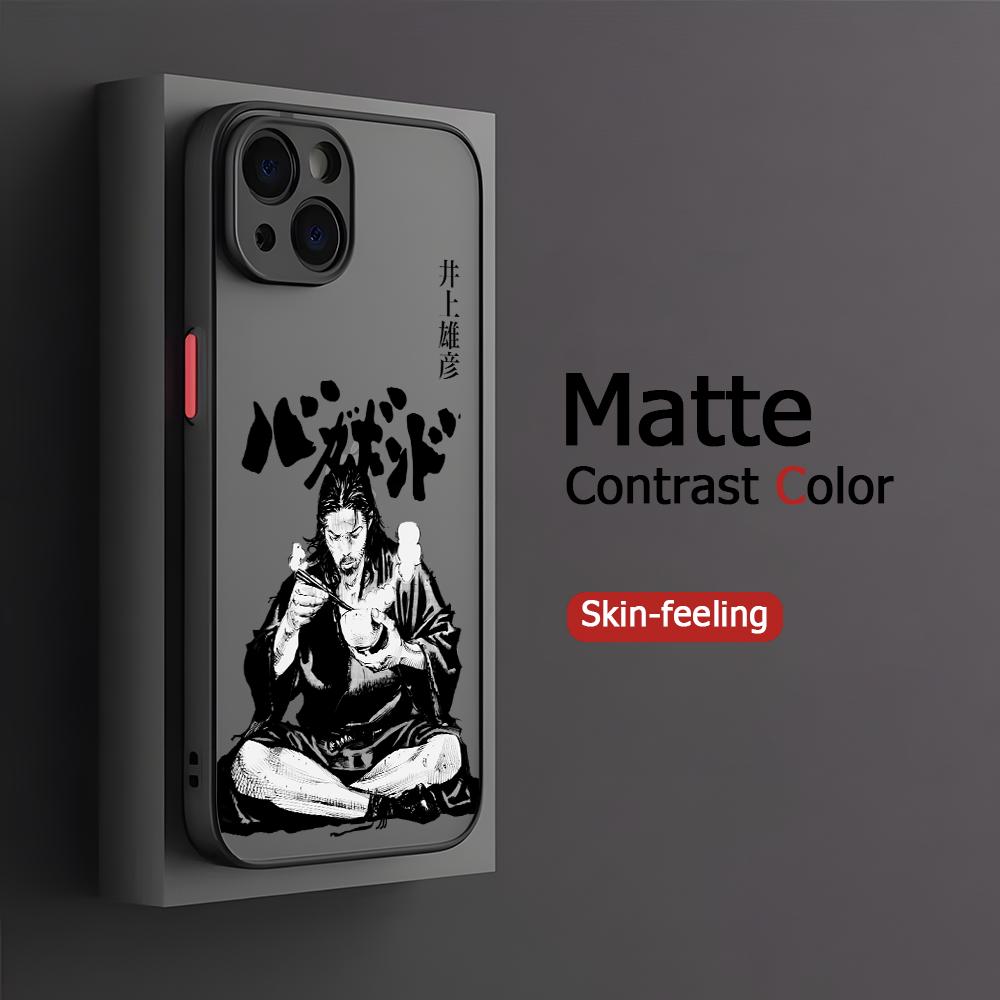 Vagabond Inoue Takehiko Phone Case for iPhone 17 16 15 14 13 12 11 Pro Max X Xs Matte Transparent Hard Cover