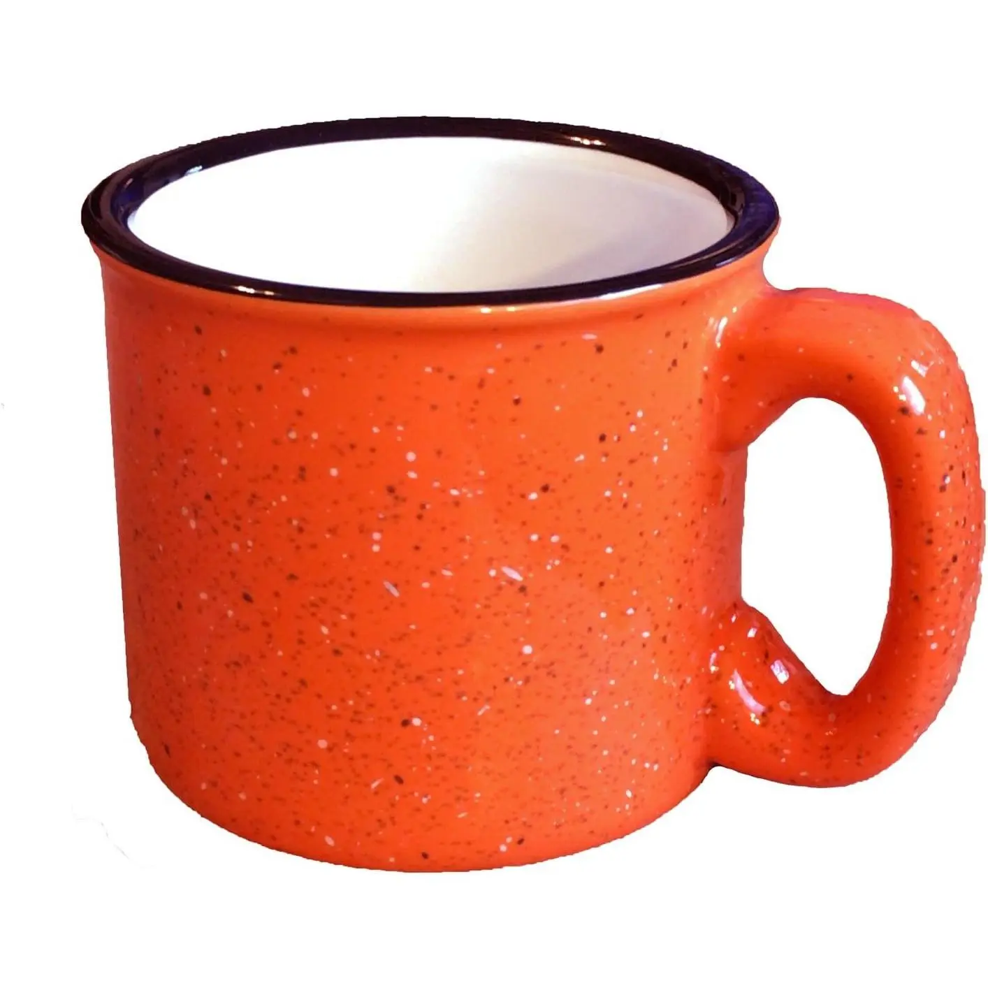 Ceramic Campfire Mug, Single 15oz (Orange)