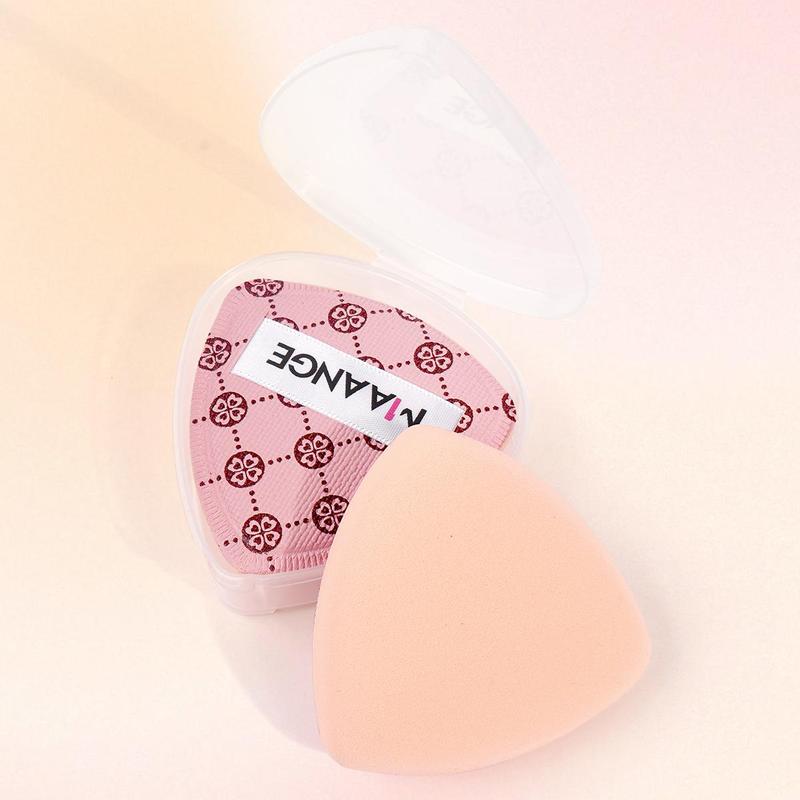 MAANGE 3pcs Cotton Candy Air Cushion Powder Puff Set, Includes 1pc Small Size Puff with Storage Box + 2pcs Large Size Puffs, Perfect for Makeup Application, Gift for Women & Girls